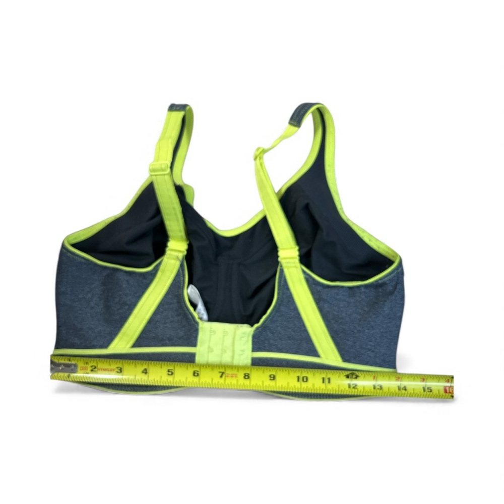 Prima Donna gray and Neon Sports Bra - Picture 4 of 5